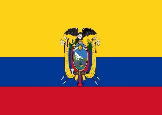 דגל אקוודור -אופק עולמי - Ecuador flag -ofek olami