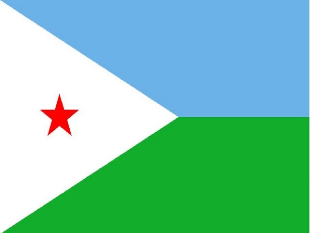 דגל ג'יבוטי -אופק עולמי - Dijibouti flag -Ofek olami