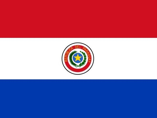 דגל פרגוואי -אופק עולמי - Praguay flag -Ofek Olami