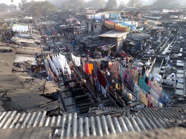 המכבסה הגדולה ביותר בעולם-אופק עולמי,צילום דוד נתנאל-World's biggest open air laundry,Mombai india-Ofek-olami