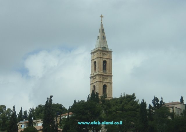 צריח הפעמונים של כנסיית העלייה השמיימה-אופק עולמי,צילום דוד נתנאל -Bells tower Russion Ascension church