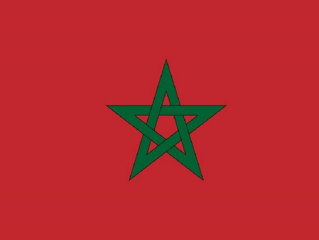 דגל מרוקו -אופק עולמי -Morocco flag -Ofek-Olami