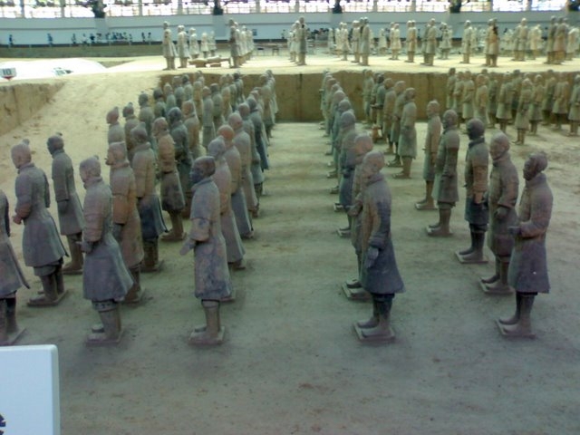 חיילי הטרקוטה,שיאן,סין-אופק עולמי,צילום דוד נתנאל -Teracota soldiers,Xian,China -Ofek-olami
