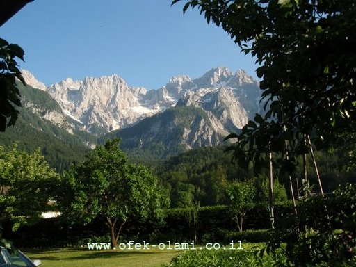 הרי טריגלאב הנשקפים מקרינסקה גורה,סלובניה-אופק עולמי,צילום דוד נתנאל -Triglav mountains viewed fro Kranjska gora,Slovenia -Ofek-Olami