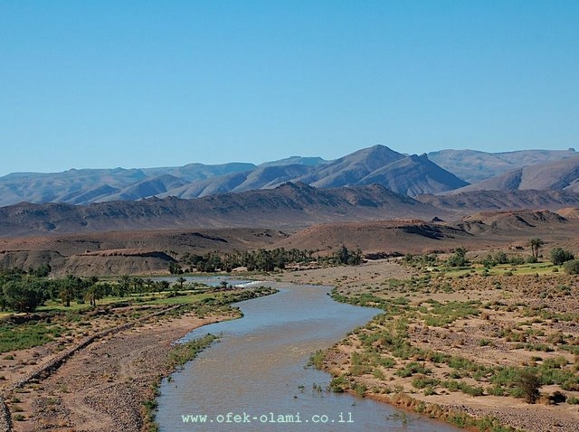 נהר הדרעה במרוקו-אופק עולמי -Draa river morocco -Ofek-Olami