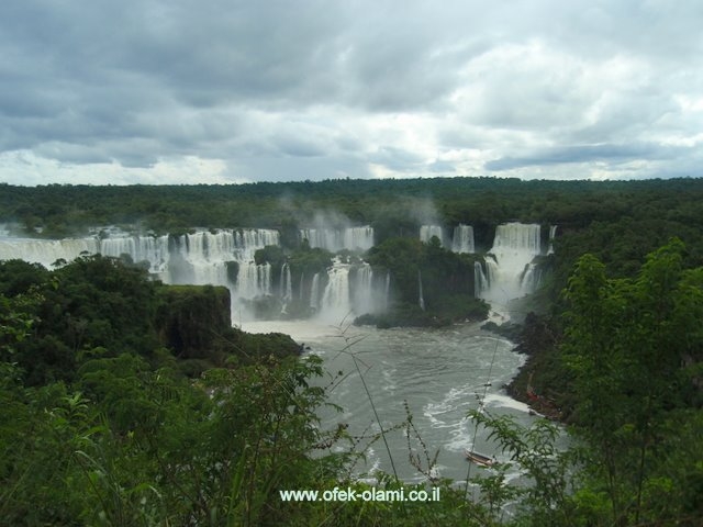 מפלי האיגוואסו-הצד הברזילאי -אופק עולמי,צילום דוד נתנאל -Igwasu falls,Brazilian side -Ofek olami