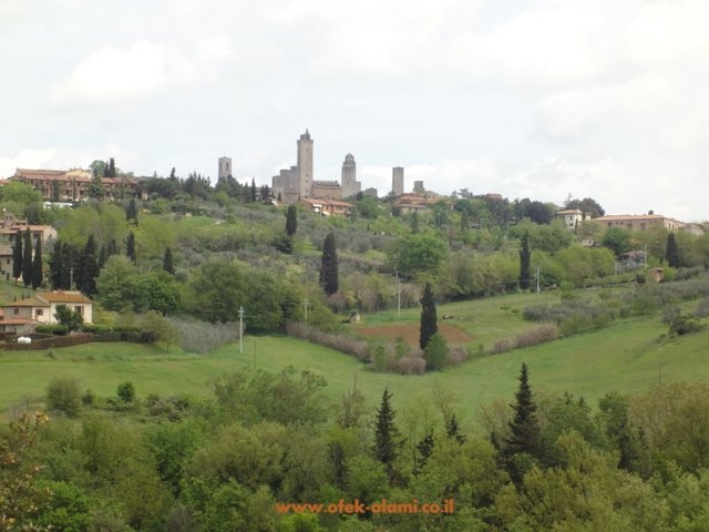 סאן ג'מיניאנו עיר המגדלים -אופק עולמי,צילום דוד נתנאל -San Gimignano twoer's city -Ofek olami,David Nethanel